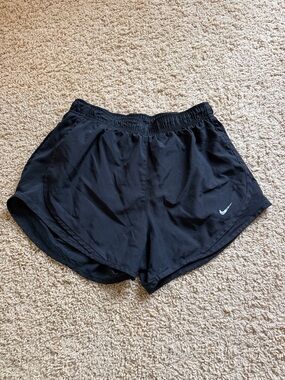 Nike Women’s Black Athletic Shorts with Reflective Swoosh